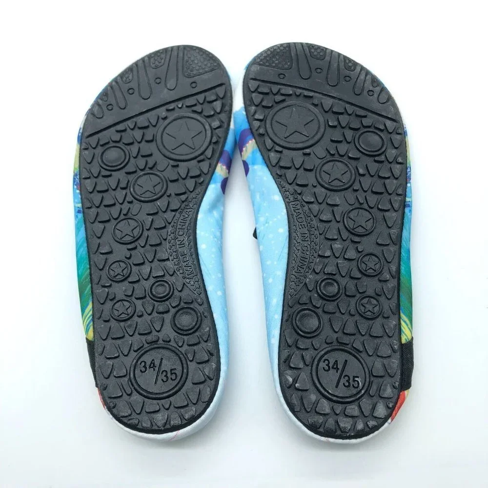 Met Boys Girls Water Shoes Fabric Lightweight Surfing Frog 34/35 US 2/3